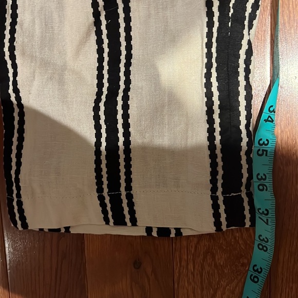 Noisy May linen striped trouser pants Sz 8 - Picture 8 of 14